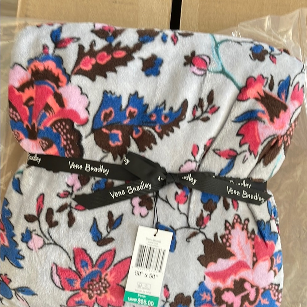 Vera Bradley Floral Blanket